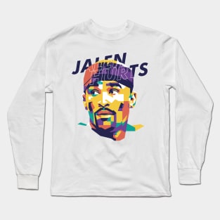 Jalen Hurts on WPAP #1 Long Sleeve T-Shirt